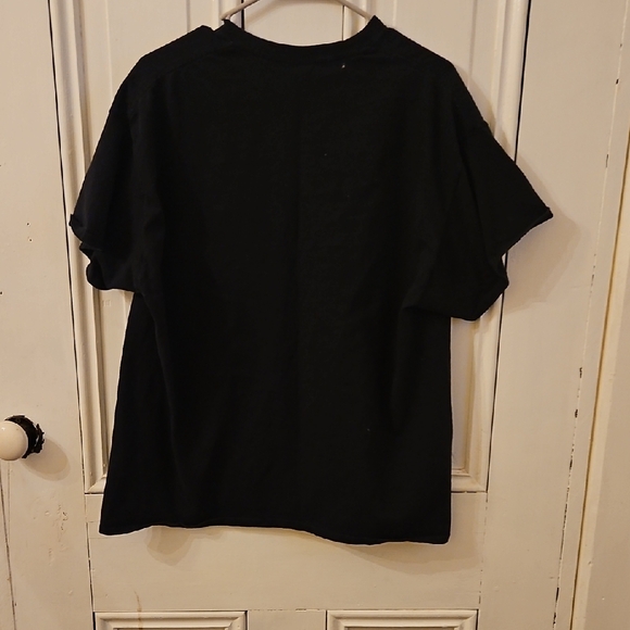 Gildan Black Heavy Cotton T-Shirt - Picture 2 of 3